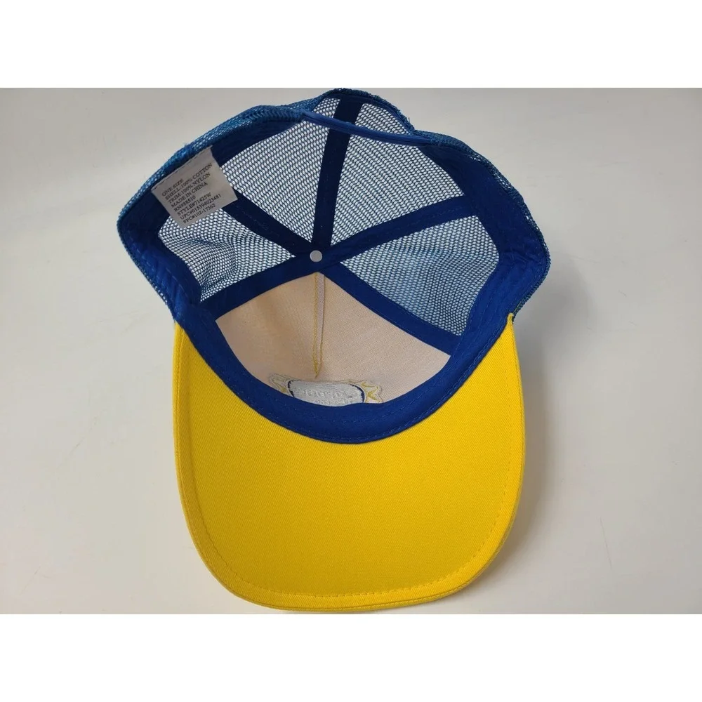 Corona Extra Cerveza Mexican Beer Mesh Trucker‎ (Fits Small) Hat Cap Yellow Blue